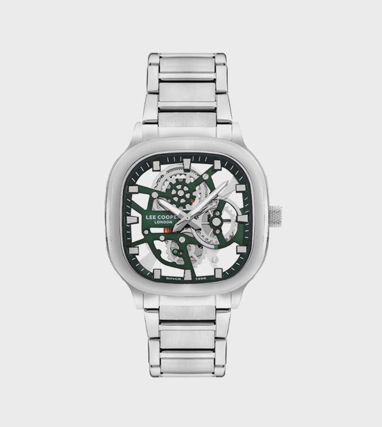 Green Dial Analog Watch