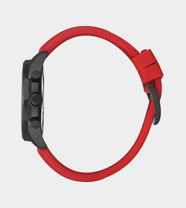 Silicon Strap Chronograph Watch