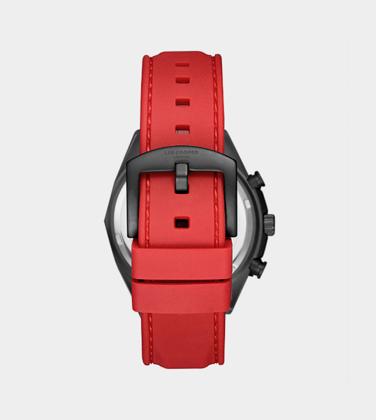 Silicon Strap Chronograph Watch