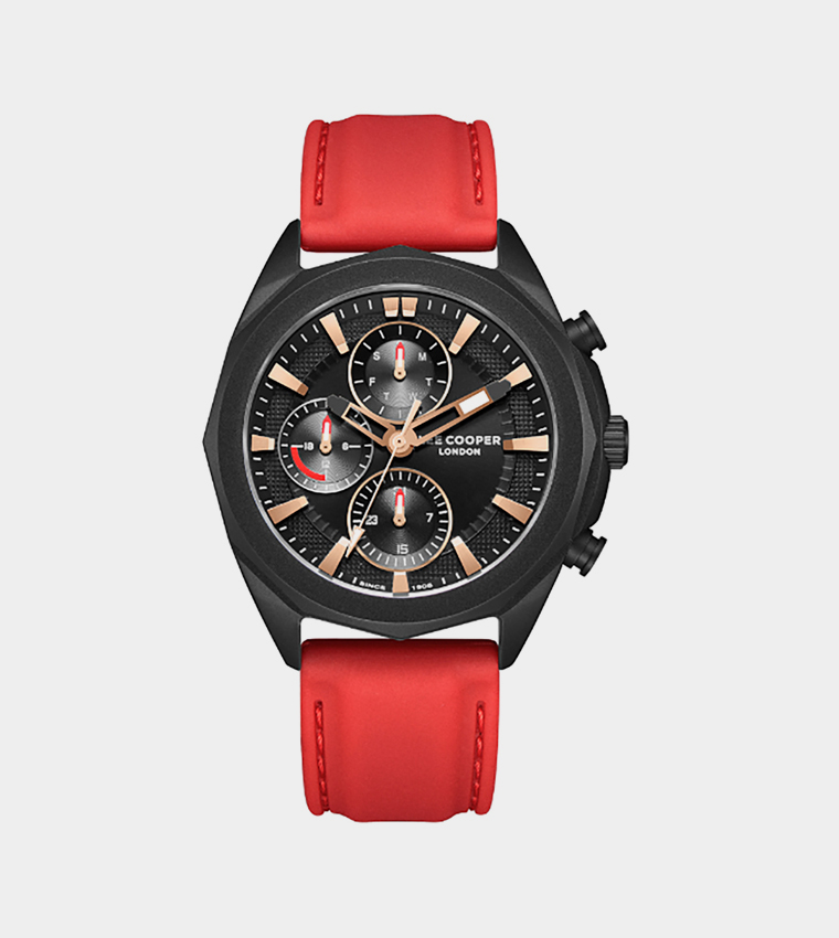 Silicon Strap Chronograph Watch