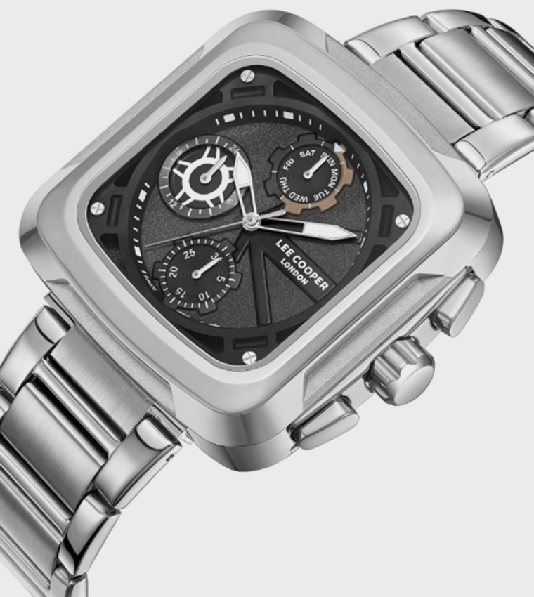 Grey Dial Multifunction Watch