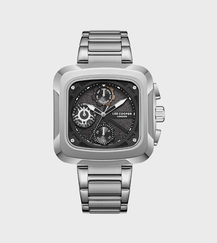 Grey Dial Multifunction Watch