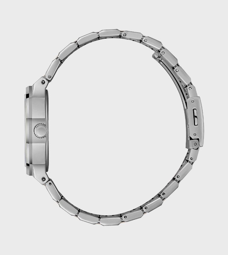 Silver Dial Multifunction Watch