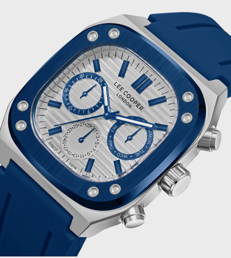 Silver Dial Chronograph Watch