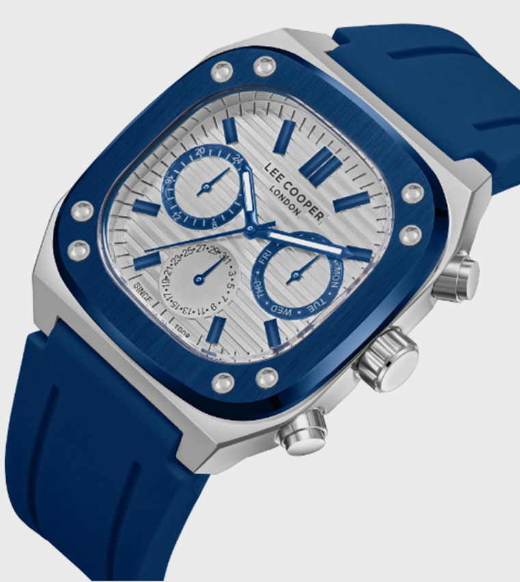 Silver Dial Chronograph Watch