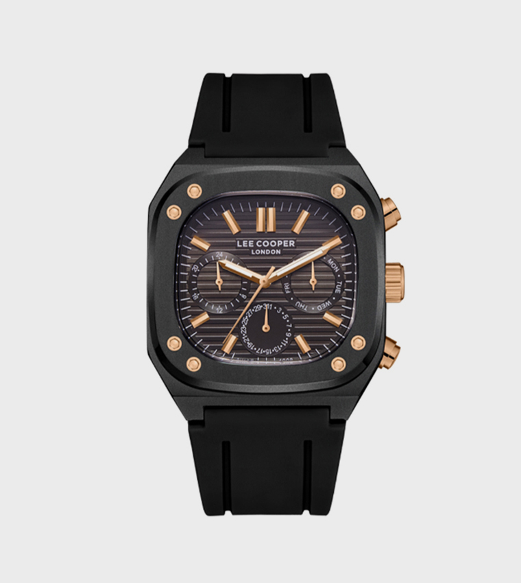 Black Dial Chronograph Watch