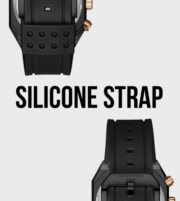 Black Dial Chronograph Watch