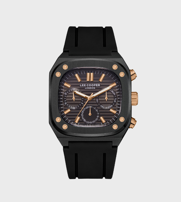 Black Dial Chronograph Watch