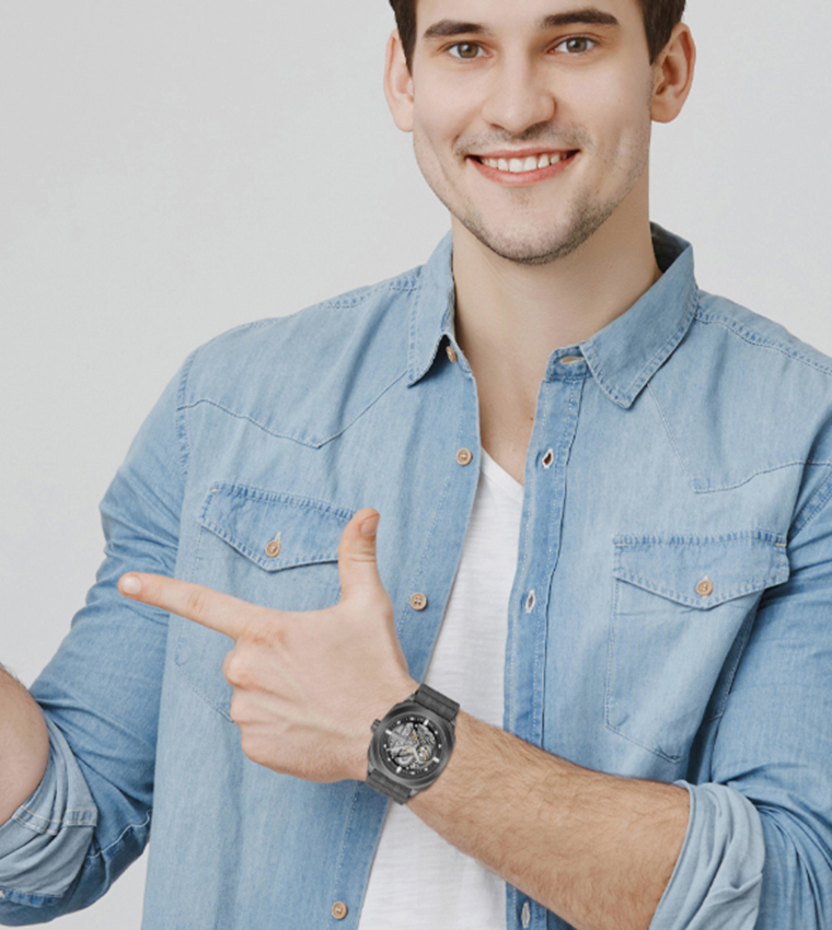 Automatic Multifunction Grey Dial Watch