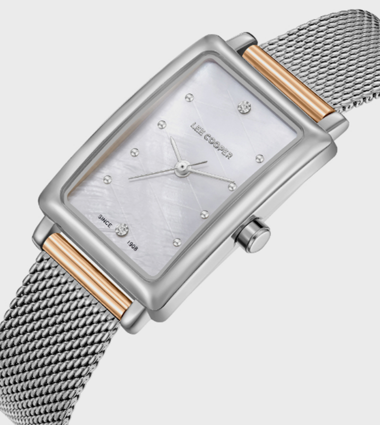 MOP Dial Analog Watch