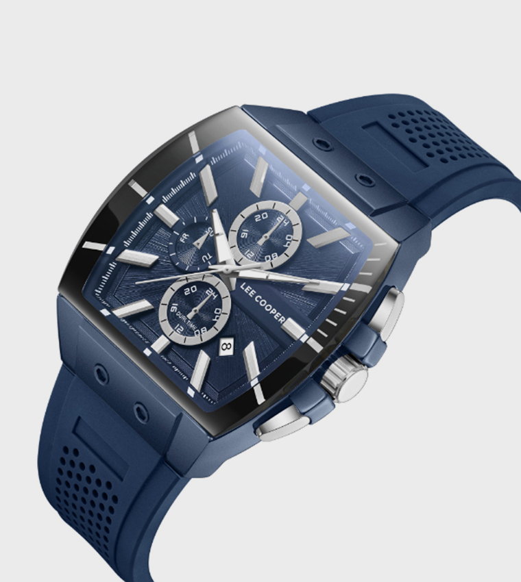 Dark Blue Dial Chronograph Watch