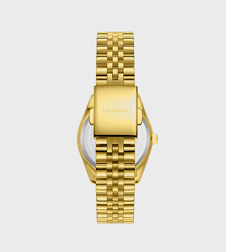 Olive Green Dial Analog Watch