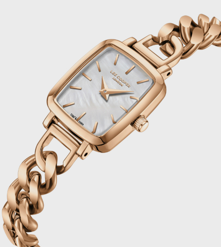 MOP Dial Analog Watch