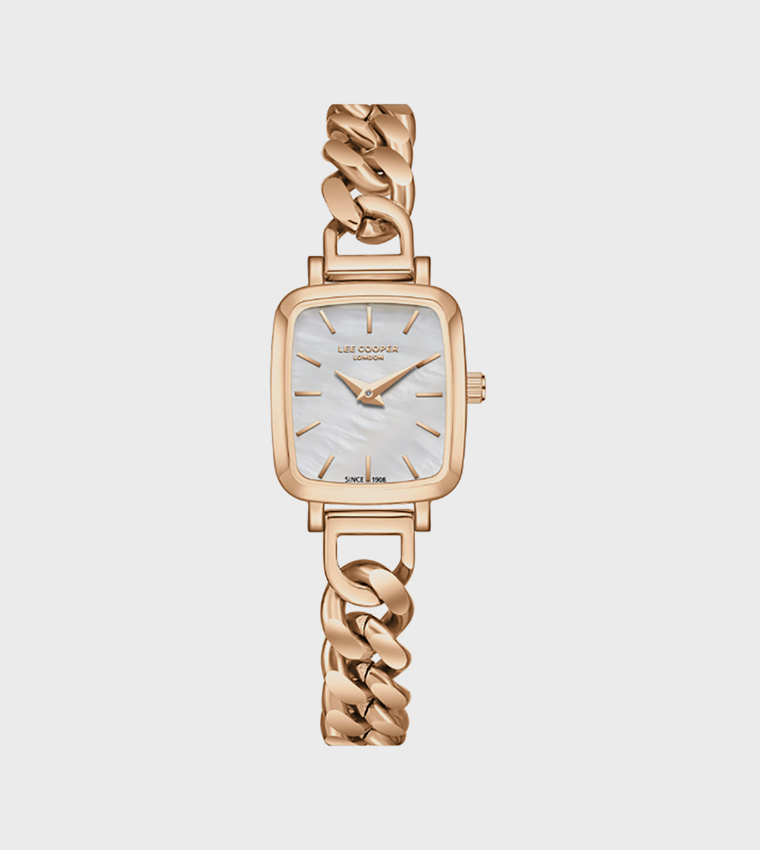 MOP Dial Analog Watch