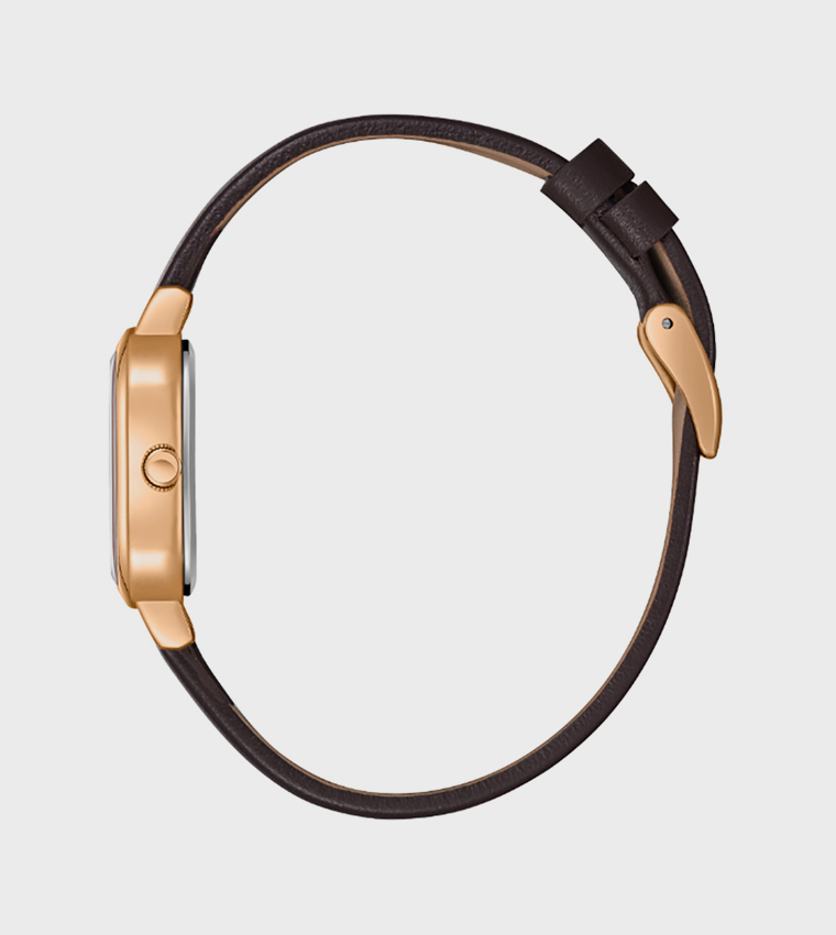 Black Square Dial Analog Watch