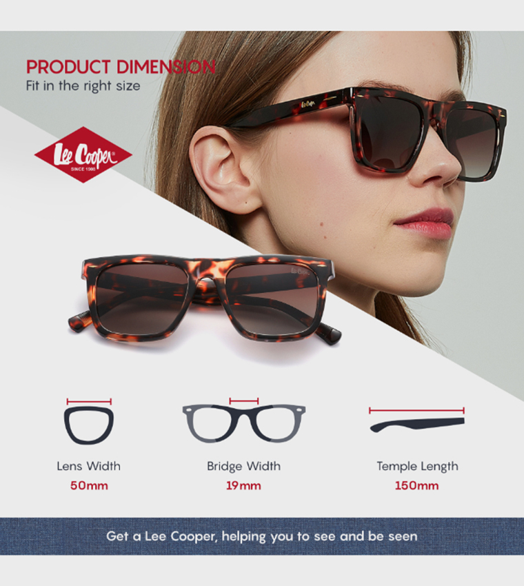 Patterned Polarized Wayfarer Sunglasses