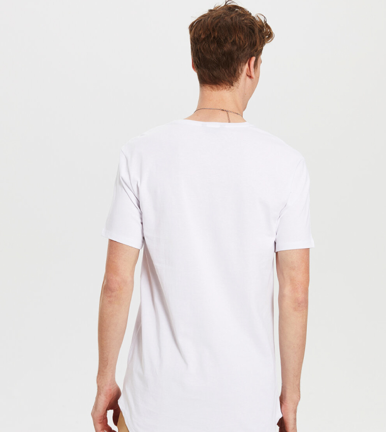 Jersey Body Tshirt Short Sleeves - White