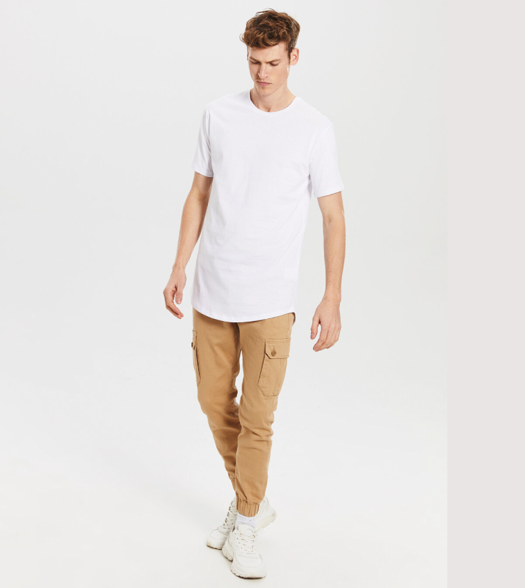 Jersey Body Tshirt Short Sleeves - White