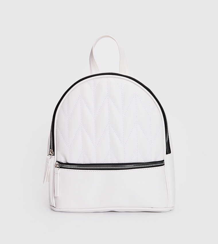 Buy LC Waikiki Back Pack Parachute Fabric Bag Optical White In