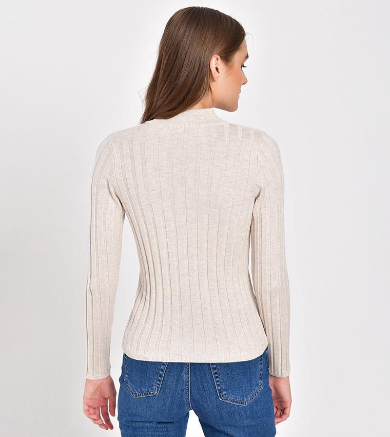Mock Turtleneck Tricot Jumper