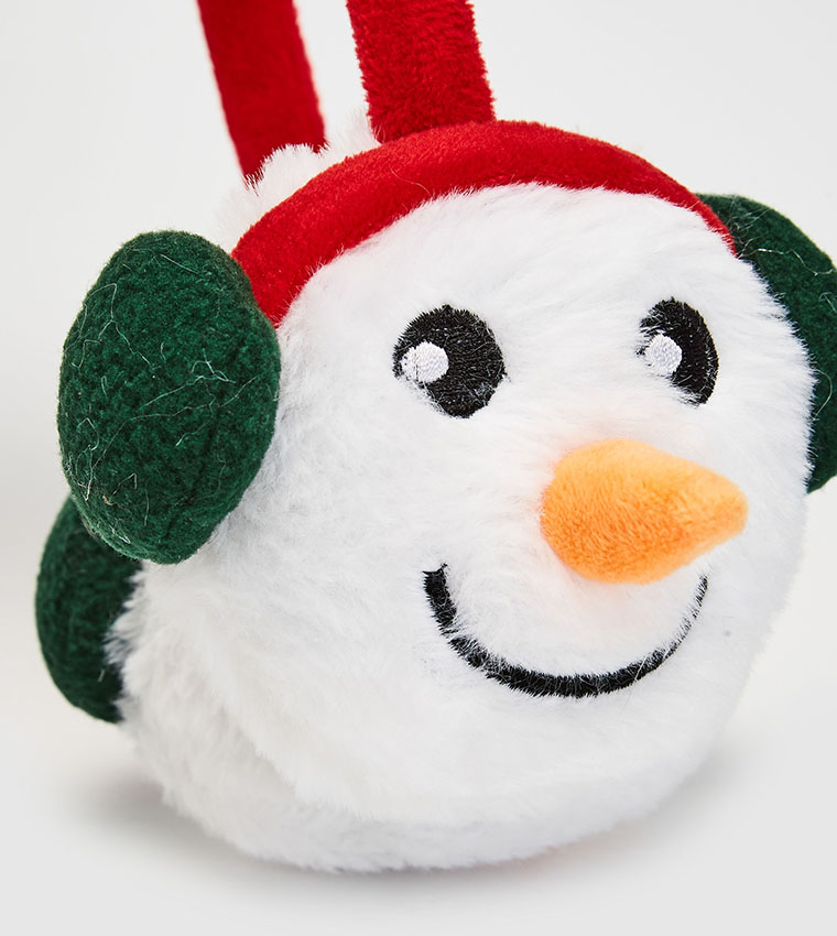 Buy LC Waikiki New Year Themed Plush Earmuff White In White | 6thStreet ...