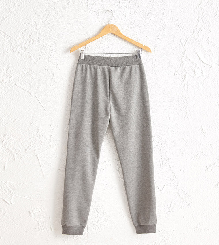 Standard Thick 3 Thread Sweatpants-Grey