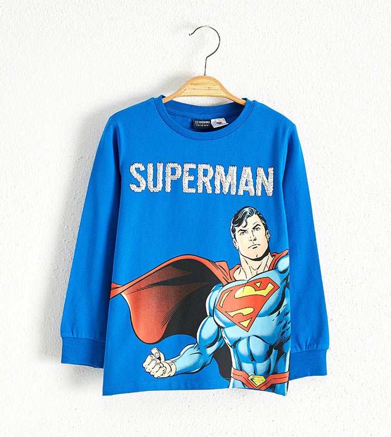 Lcw superman t shirt hotsell