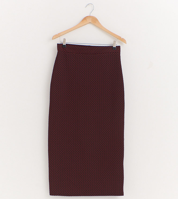 Maxi pencil skirt black best sale