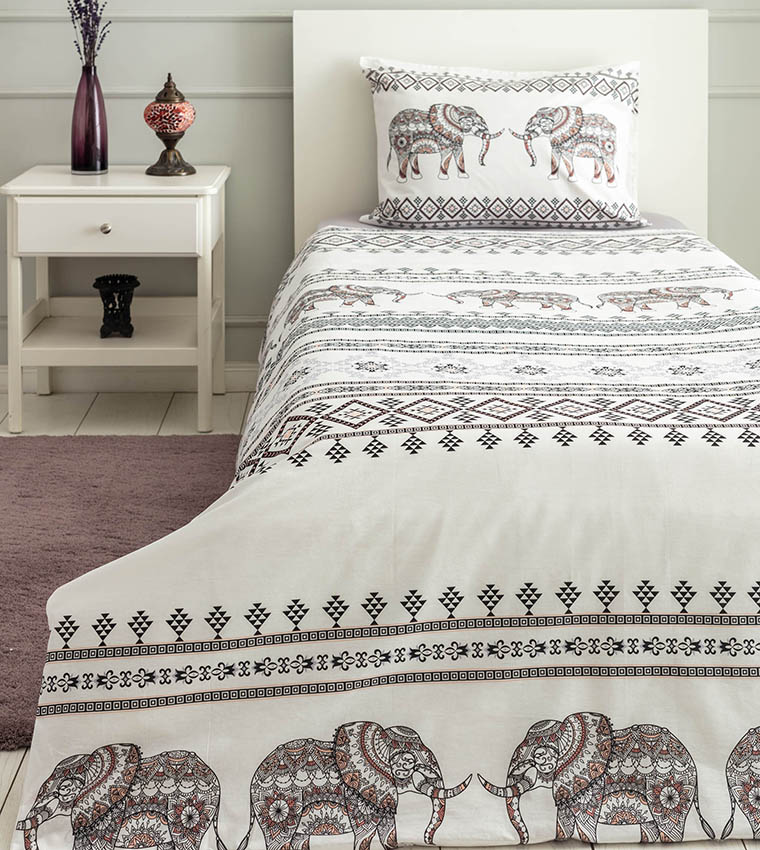 Single Duvet Cover Set-Black