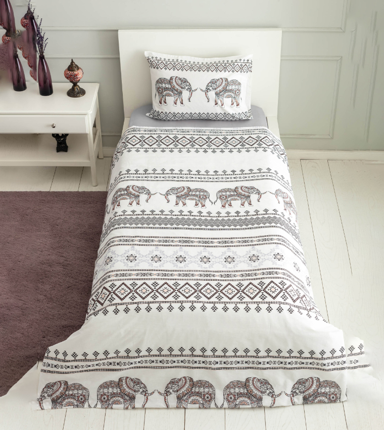 Single Duvet Cover Set-Black