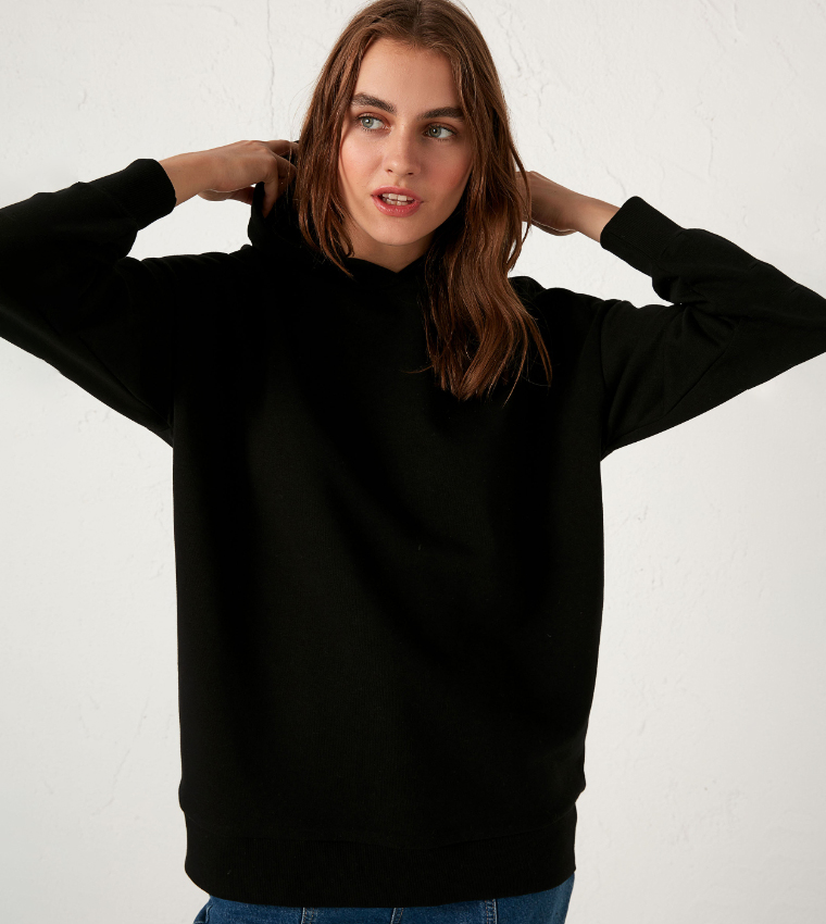 Basic Hoodie-Black