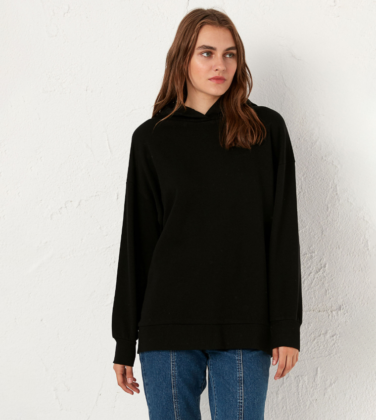 Basic Hoodie-Black