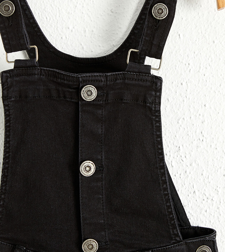 Overall black sale and white