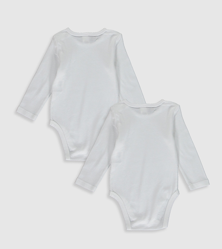 Buy LC Waikiki Pack Baby Girl's Bodysuit White In White