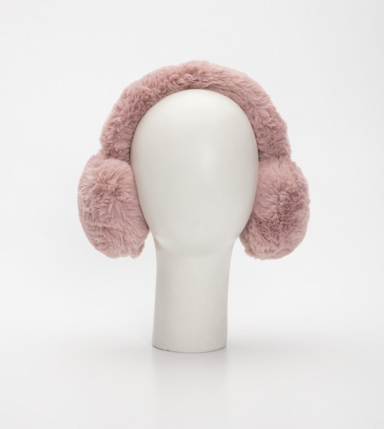 Plush Earmuff-Pink