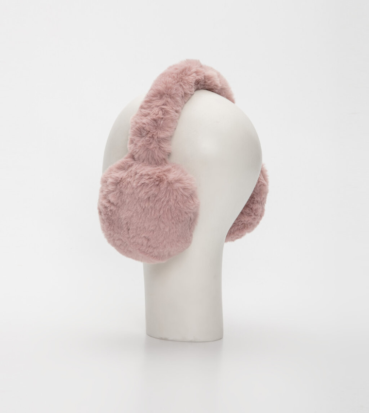 Plush Earmuff-Pink