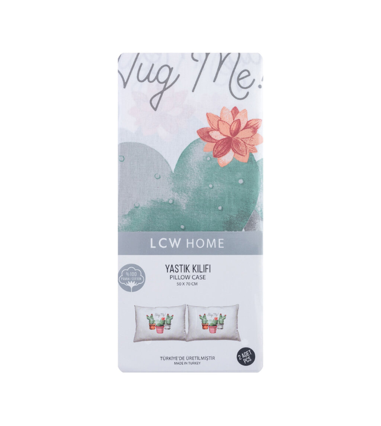Pillow Case 2 Pcs-Mix Printed