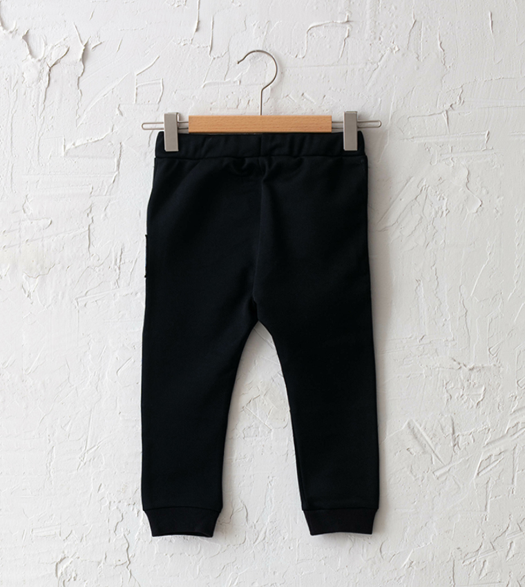 Buy LC Waikiki Elastic Waist Baby Boy Jogger Tracksuit Bottom Black In