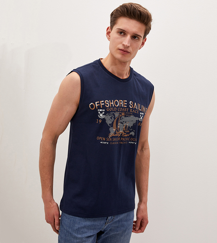 Classic Crew Neck Printed Athlete