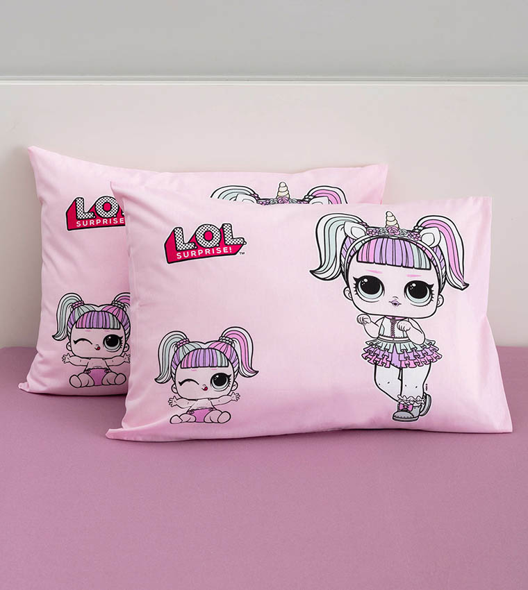 Buy LC Waikiki Lol Licensed Woven Girl Child Pillow Cover In Multiple Colors 6thStreet UAE