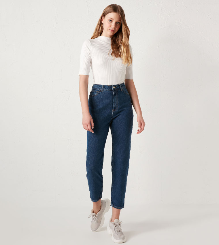 Lcw best sale mom jean