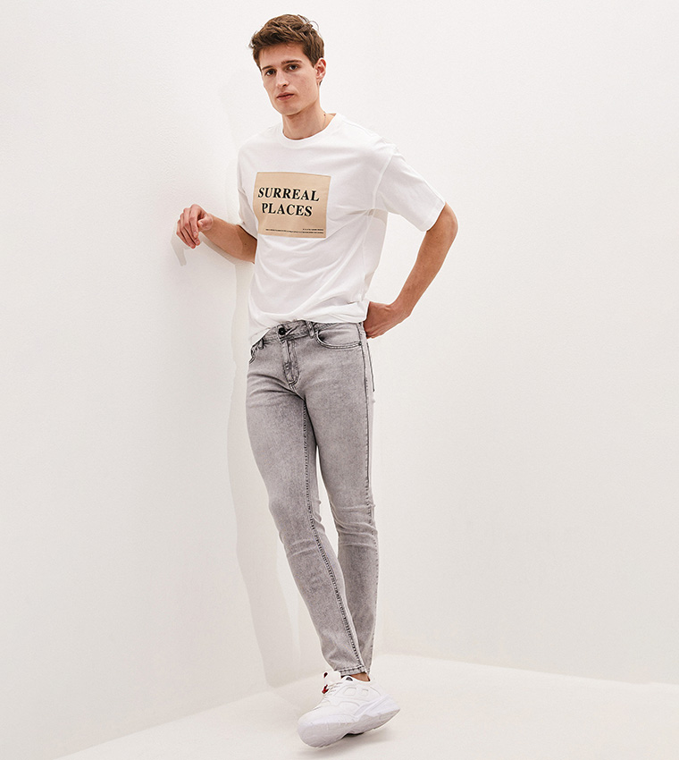 Buy LC Waikiki Premium Denim 770 Super Skinny Jeans In Grey | 6thStreet Oman