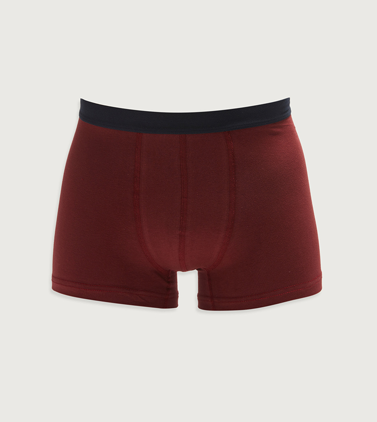 Red Patterned Boxers Buy LC Waikiki Standard Pattern Flexible Fabric Boxer 3 Pieces In Red ...
