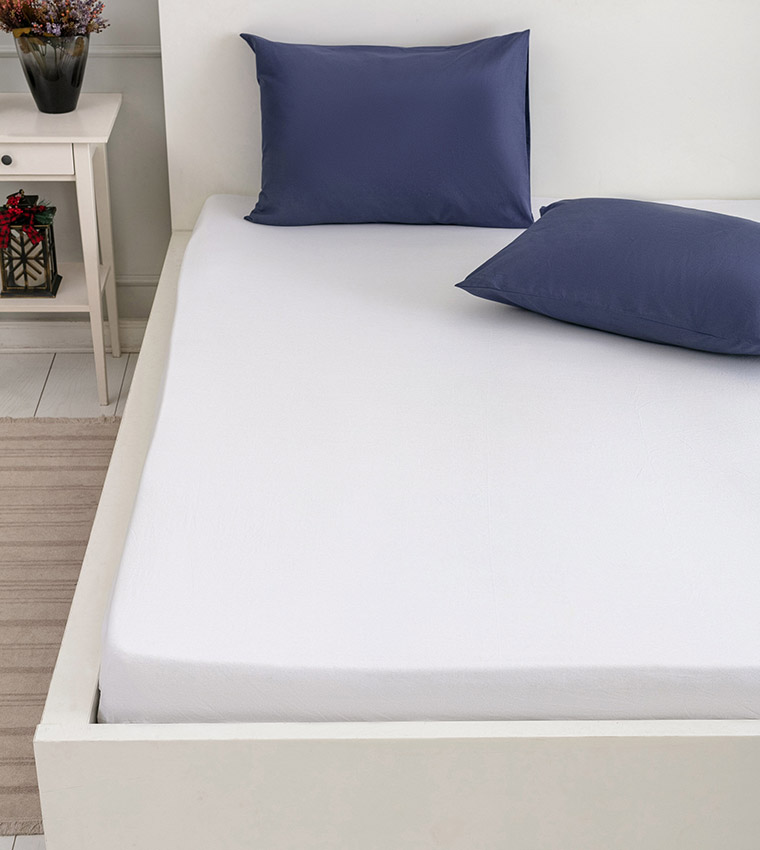 Buy LC Waikiki Oversized Double Bed Mattress Sheet In White 6thStreet