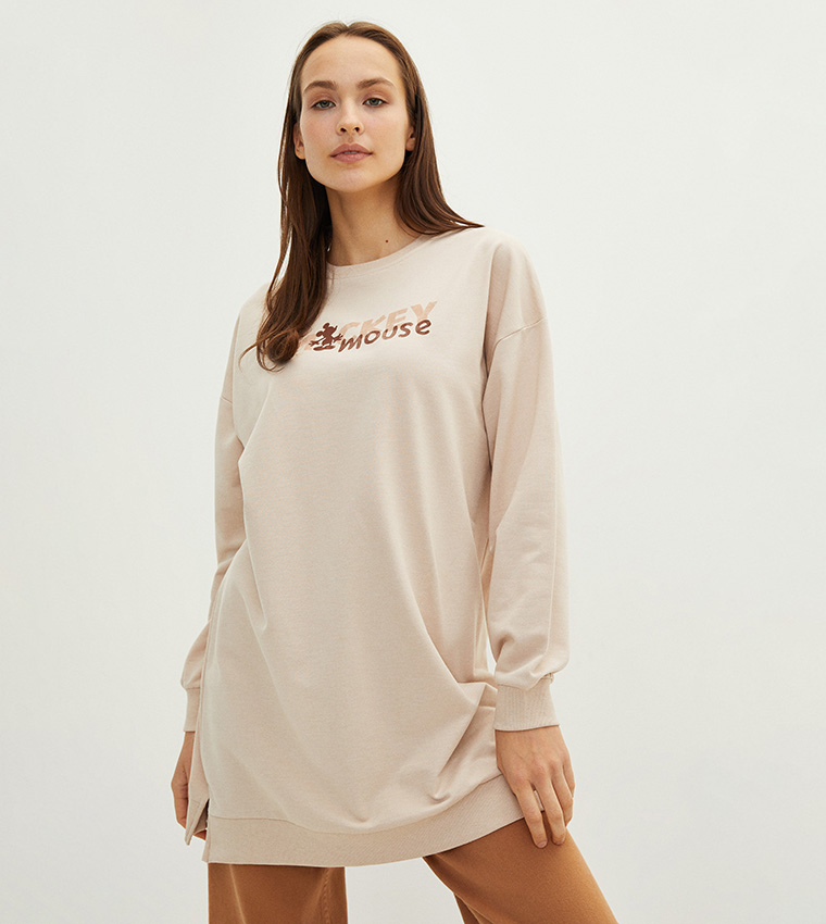 Buy LC Waikiki Modest Crew Neck Mickey 