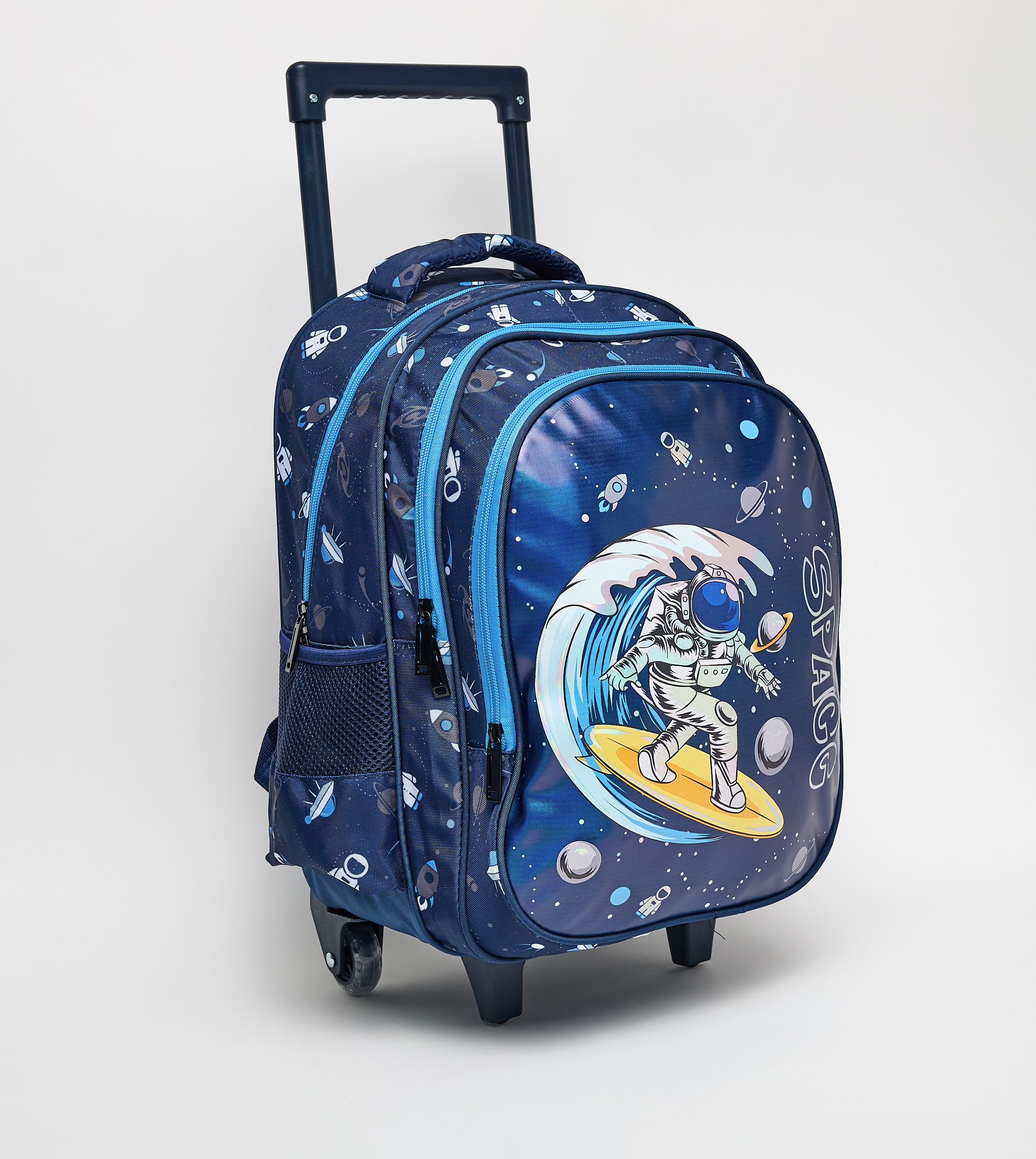Printed 16" Trolley Backpack Set