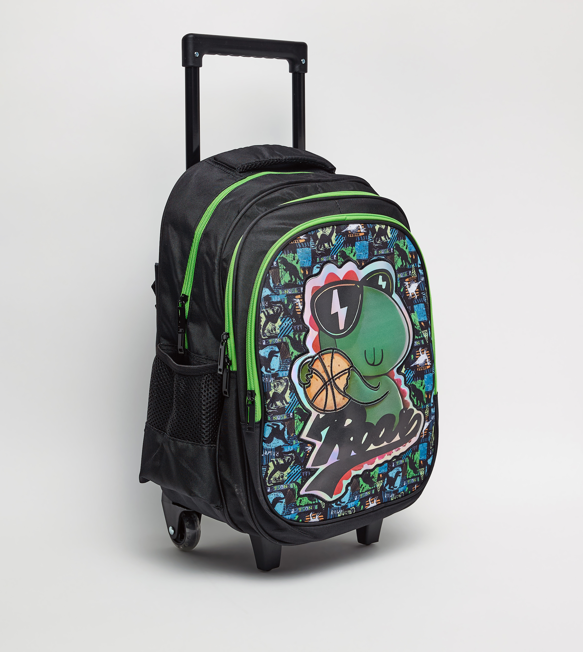 Printed 16" Trolley Backpack Set