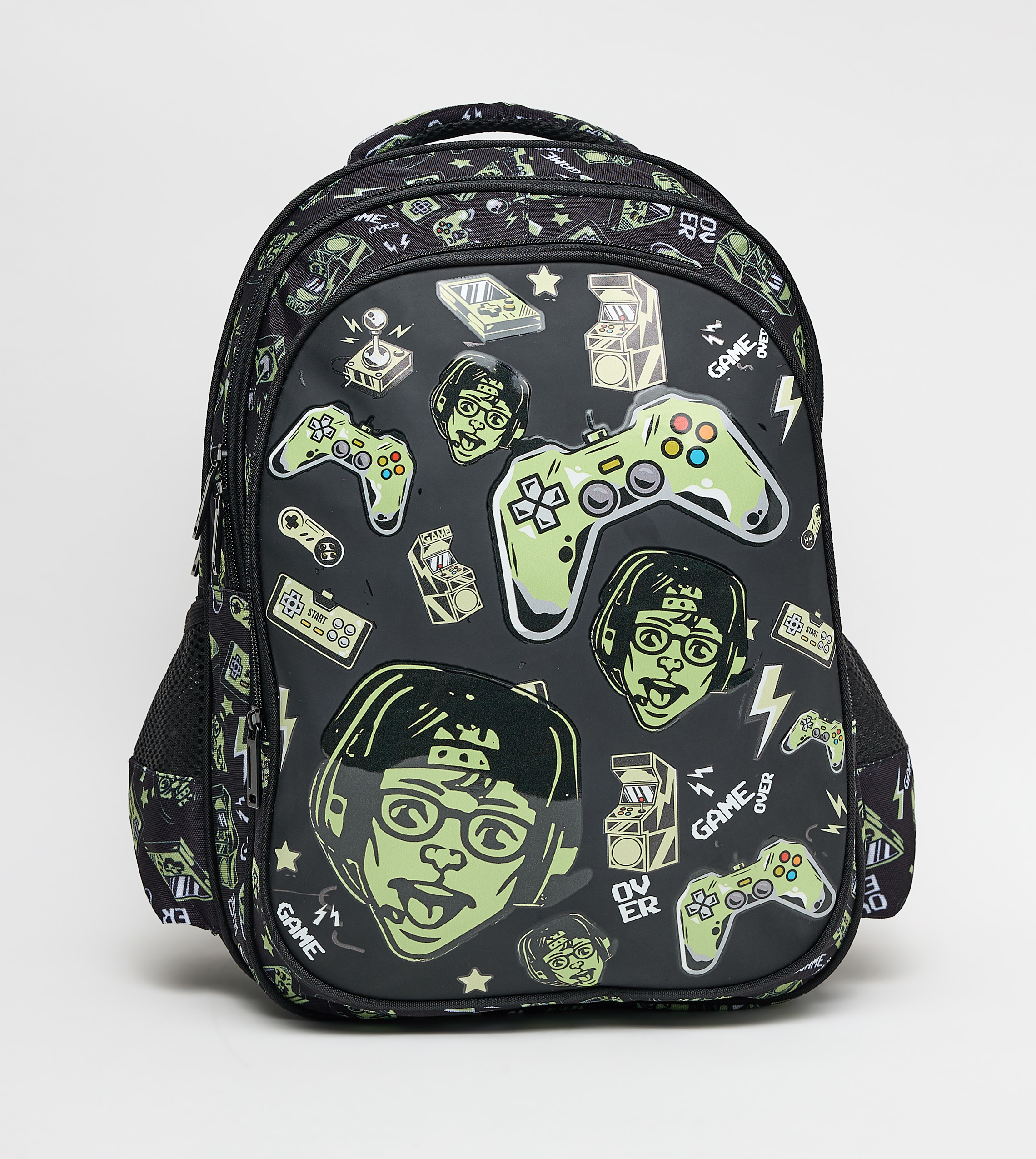 Printed Front Pocket 16" Backpack Set