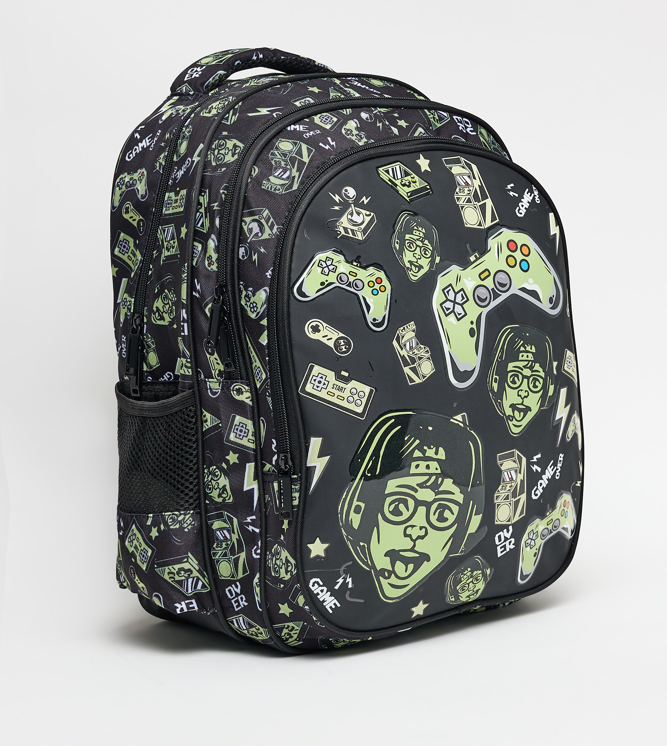 Printed Front Pocket 16" Backpack Set