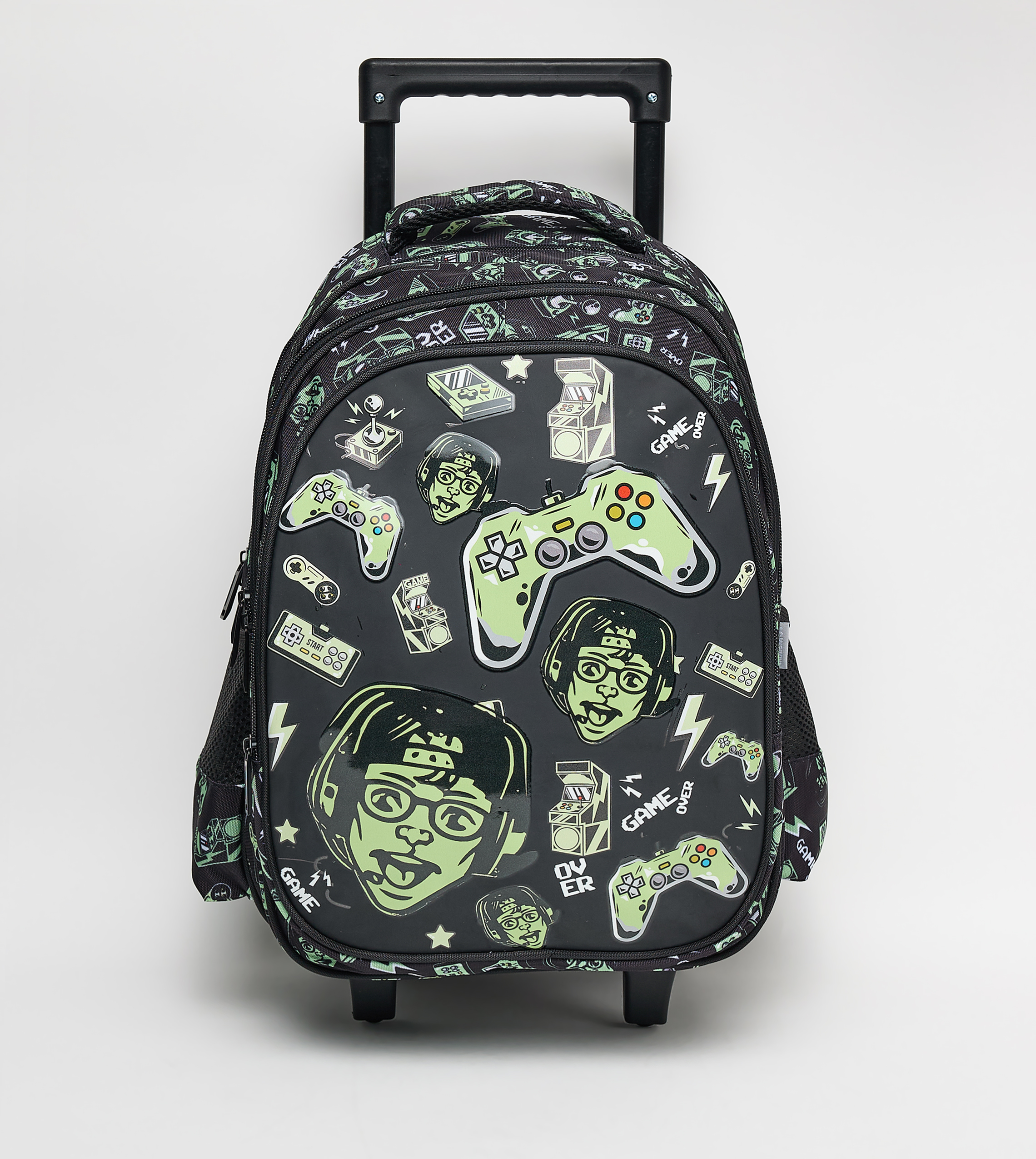 Printed 16" Trolley Backpack Set